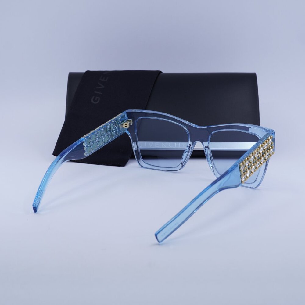 🕶️ New Givenchy GV40076I 84V Sunglasses - Blue Frame, Blue Lenses - Picture 9 of 9